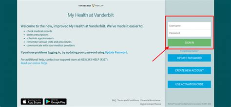 vanderbilthealth login|vanderbilt my health log in.